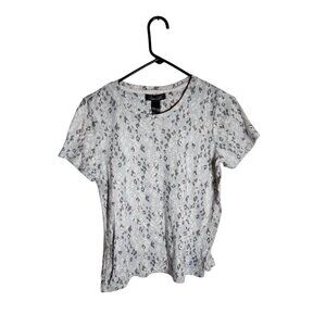 Rene Rofe Sleepwear Womens Short Sleeve Pajama T-Shirt S